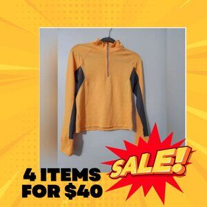 C9 by Champion Orange Grey Running Top Size Small